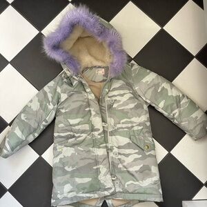 Crewcuts Beige and Cream Fleece Jacket